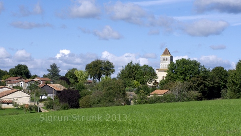 Le village Chapelle St Robert et son église